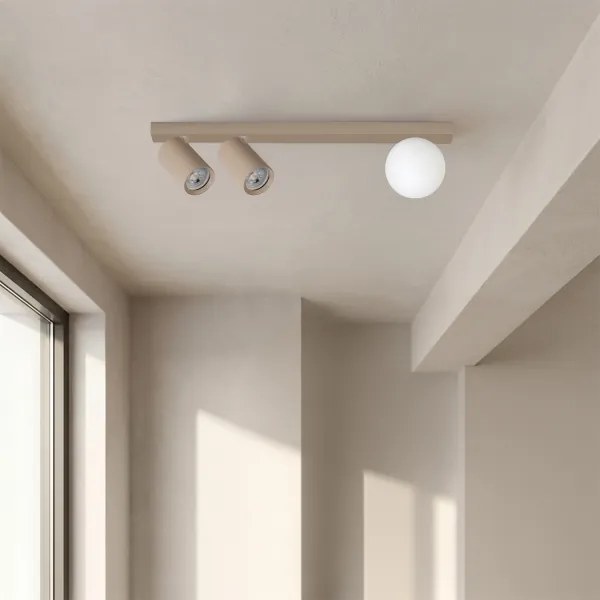 Brilagi - Bodové svietidlo SELE BALL 2xGU10/30W/230V + 1xG9/10W béžové