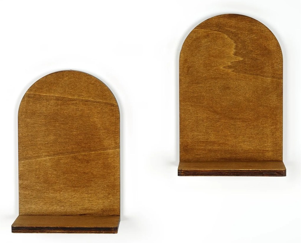 Súprava 2 ks nástenných políc Raf261 orech