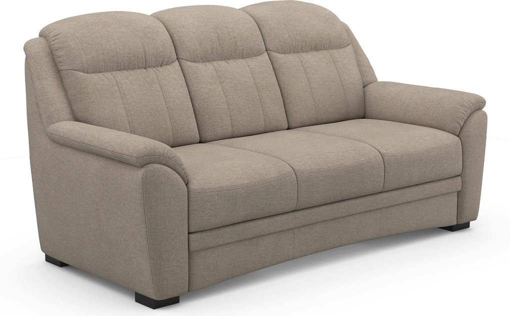 XXXLutz TROJMIESTNA POHOVKA, textil, taupe Cantus - Sedačky - 000552034501