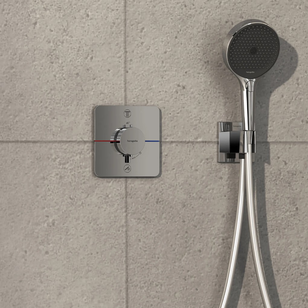 Hansgrohe ShowerSelect Comfort Q, termostat pod omietku pre 2 spotrebiče, chrómová, HAN-15583000
