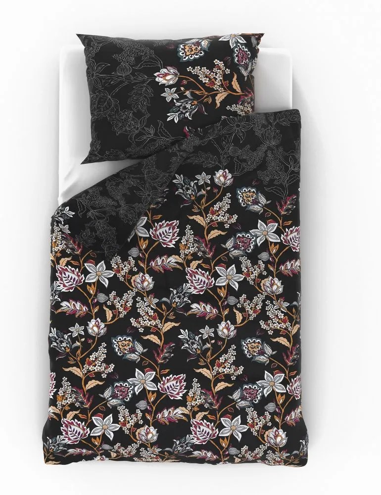 Saténové obliečky LUXURY COLLECTION 240x220,2x 70x90cm Glória hnedá