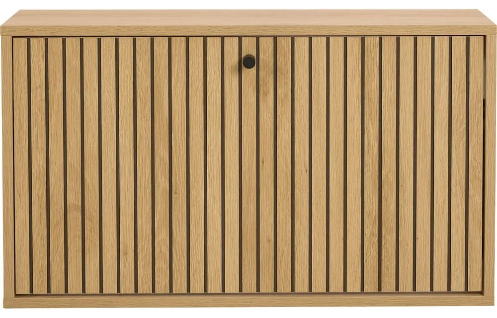 Výklopná skrinka na topánky v dekore duba v prírodnej farbe 72x43x17 cm Albany – Actona