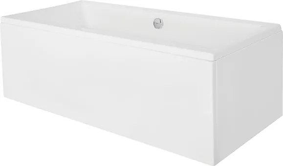Besco Akrylátová obdĺžniková vaňa Quadro 155x70 (165x75, 170x75, 175x80, 180x80, 190x90) BESCO-Rozmery: 180x80, BESCO-Farba: Biela