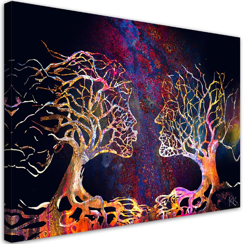 Gario Obraz na plátne Párik zamilovaných stromov Rozmery: 60 x 40 cm