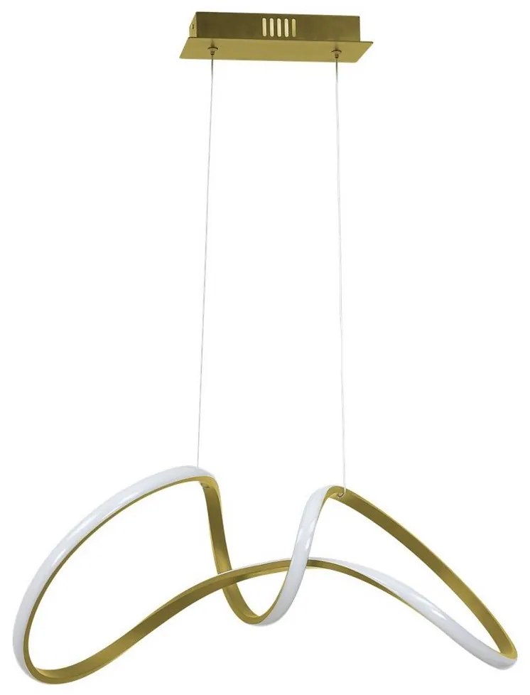 LED Luster na lanku TESORO LED/48W/230V zlatá