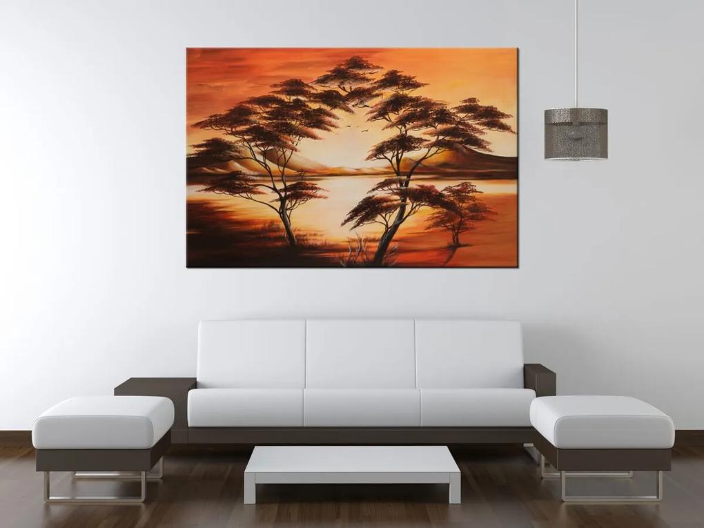 Gario Ručne maľovaný obraz Krásna Afrika Rozmery: 120 x 80 cm