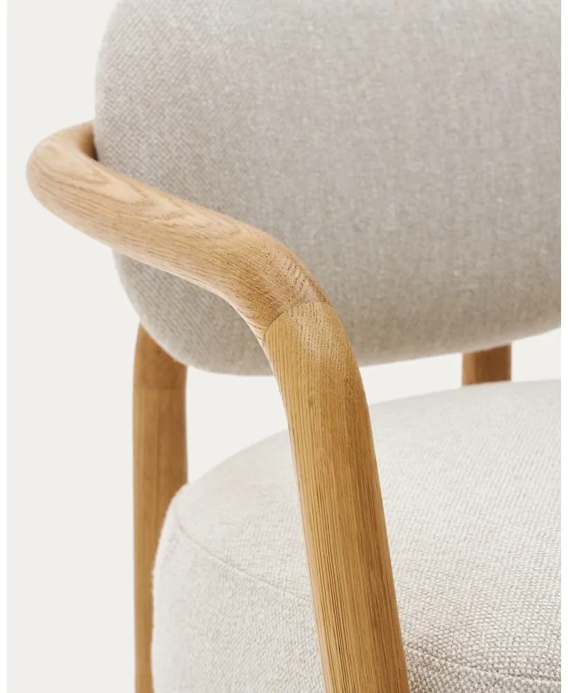 Béžové kreslo Melqui – Kave Home