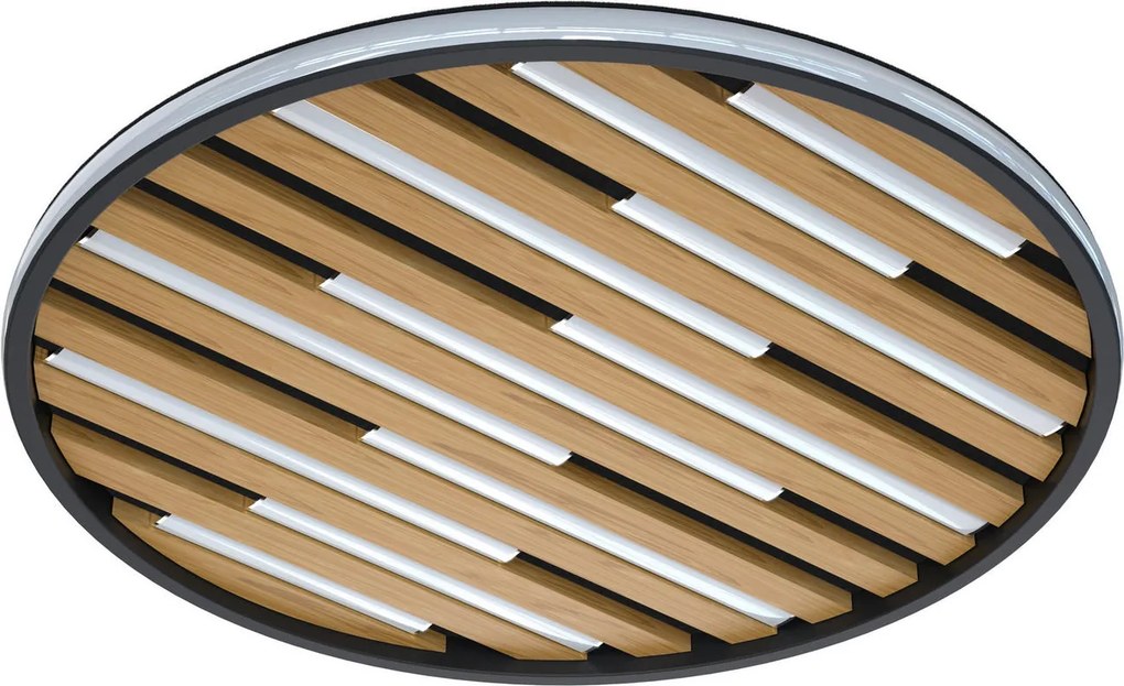 XXXLutz STROPNÉ LED SVIETIDLO, 48/5 cm Novel - Interiérové svietidlá - 004062004501