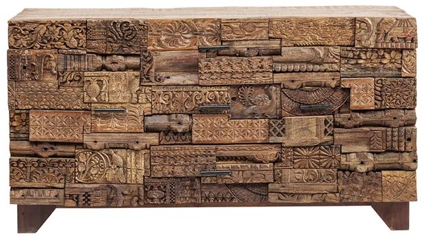 Shanti Surprise Puzzle komoda hnedá