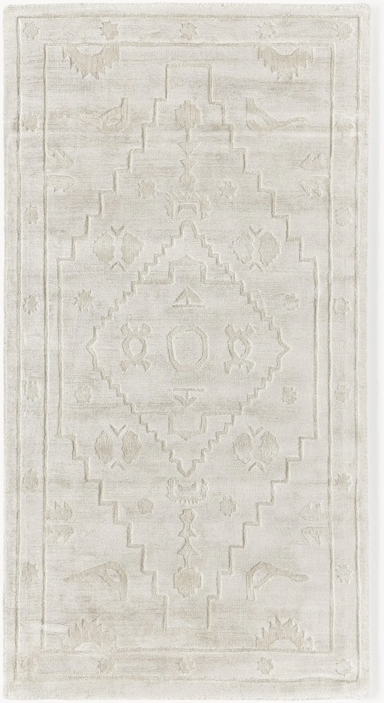 Ručne tkaný viskózový koberec Shaila