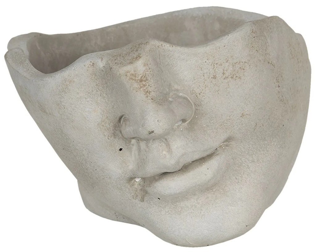 Kvetináč v dizajne nedokončenej sochy hlavy - 21 * 19 * 14 cm