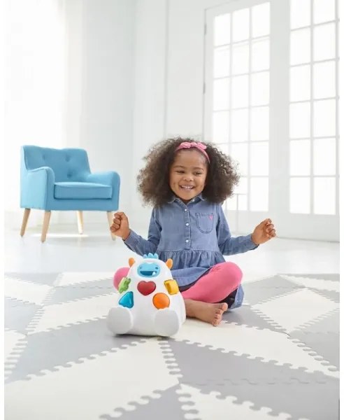 Skip Hop - Penové puzzle 72ks šedá/béžová