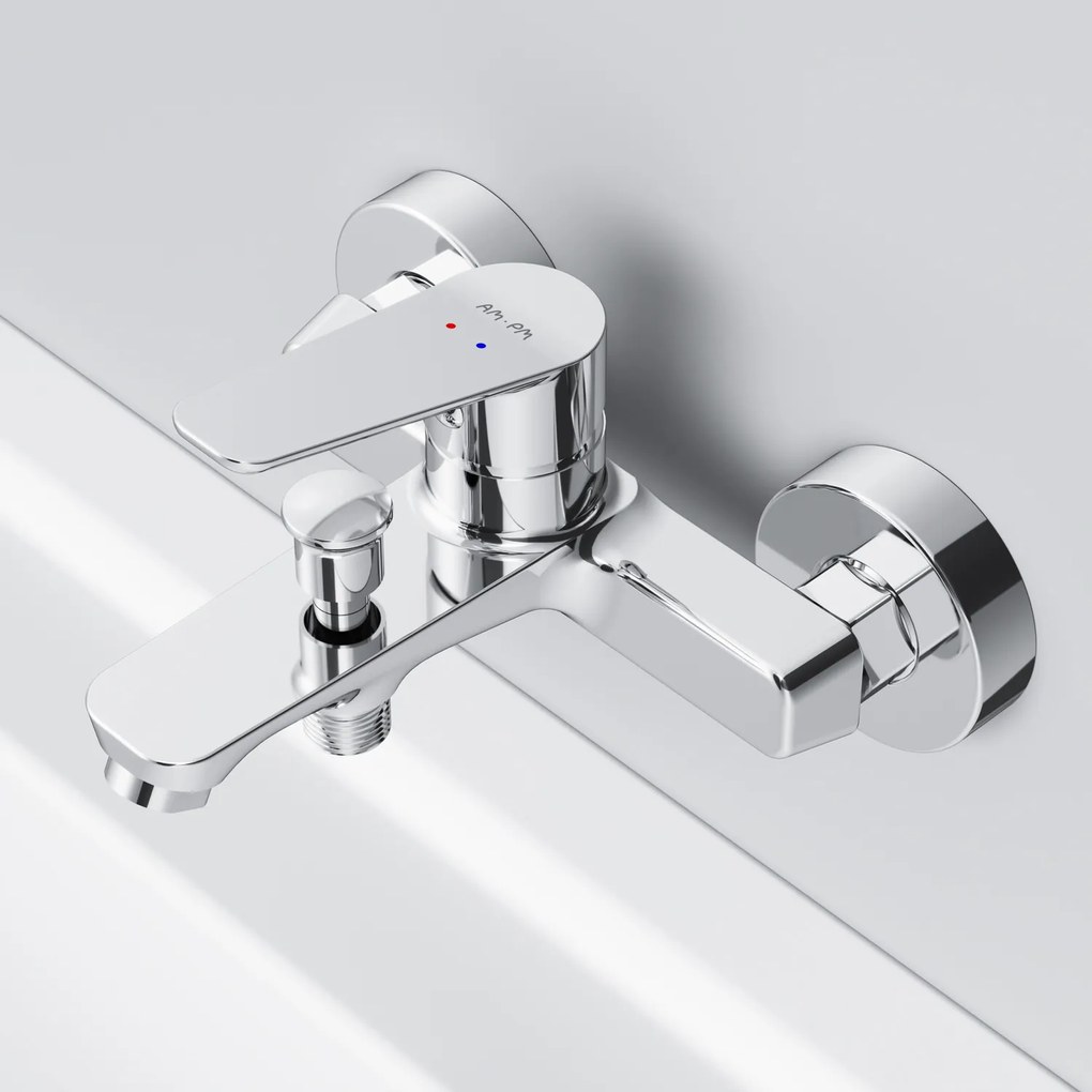 Vaňová a sprchová batéria AM.PM Hit FTA10000 jednopáková, chróm