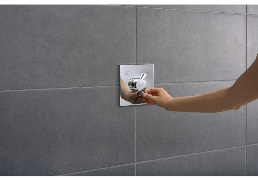 Hansgrohe DuoTurn E, batéria pod omietku pre 2 spotrebiče, chrómová, HAN-75417000