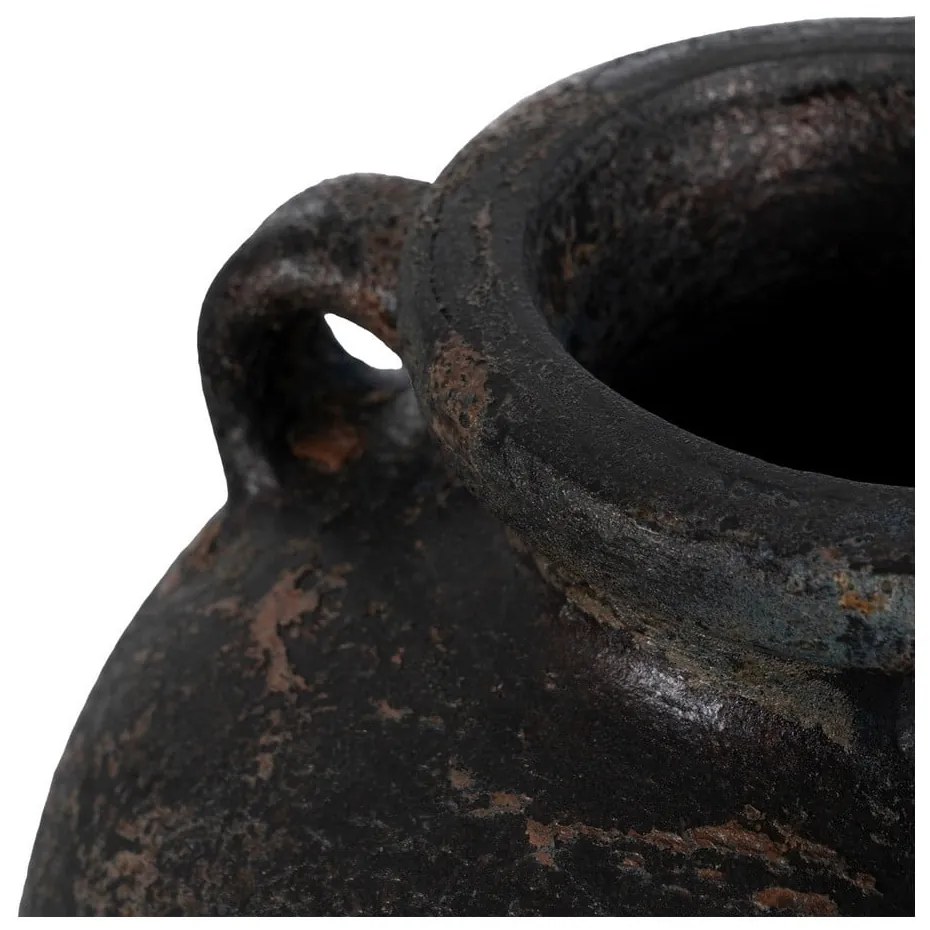 Tmavohnedá terakotová vysoká váza (výška 60 cm) Artem – Ixia