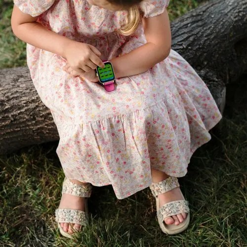 LAMAX Chytré hodinky pre deti Bcool 2 Play, rosegold