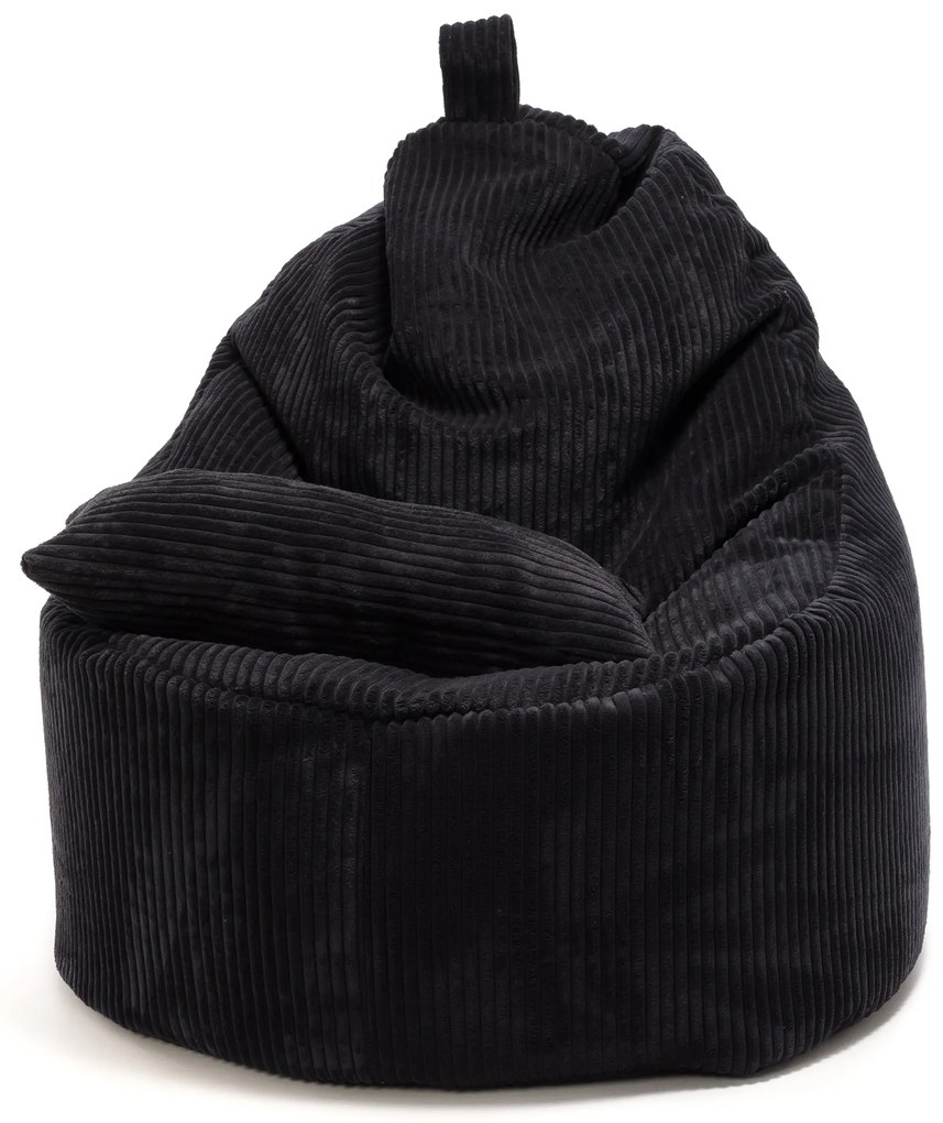 INTERMEDIC SK Kreslo Yoko Velvet – manšestrové kreslo s vankúšom, 75x70x30 cm Farba: SZ95 - tmavo modrá