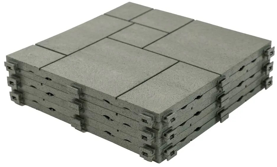 Multy Home Gumová dlaždica STONE MOSAIC 30 x 30 cm, zelená