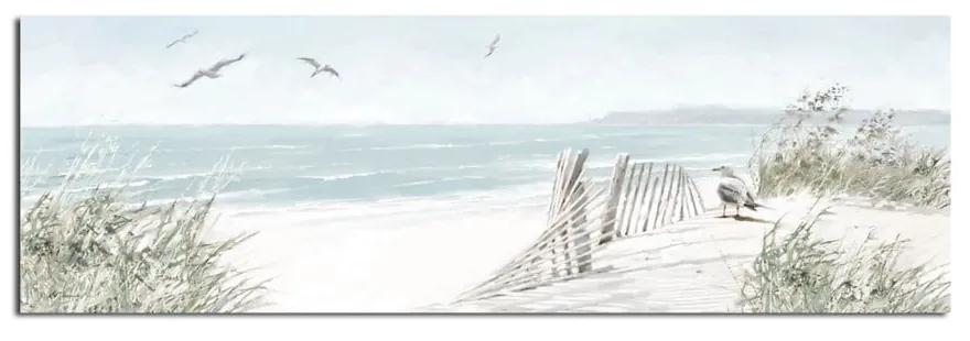 Obraz Styler Canvas Watercolor Dune, 45 × 140 cm