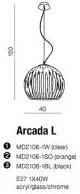 Azzardo závesné svietidlo ARCADA AZ0477