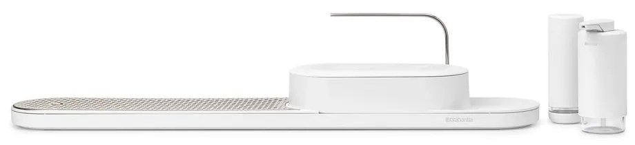 Biely plastový stojan na umývacie prostriedky SinkStyle – Brabantia
