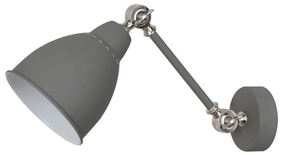 Italux ITALUX MB-HN5010-1-GR - Nástenná lampa SONNY 1xE27/60W/230V IT0020