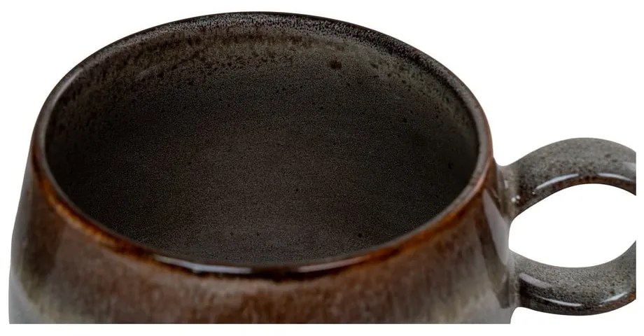 Sivé hrnčeky z kameniny v súprave 4 ks 500 ml Selma – House Nordic