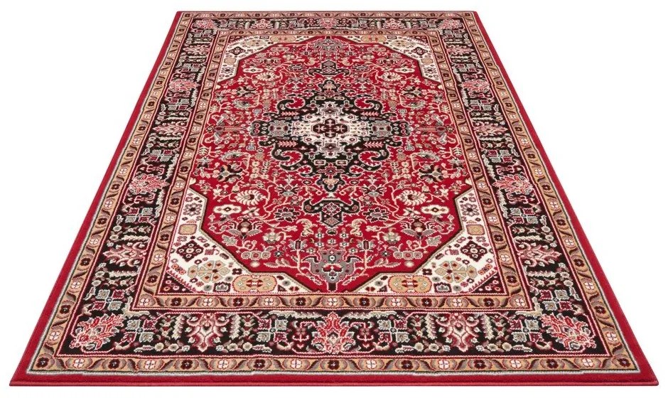 Červený koberec Nouristan Skazar Isfahan, 80 x 150 cm