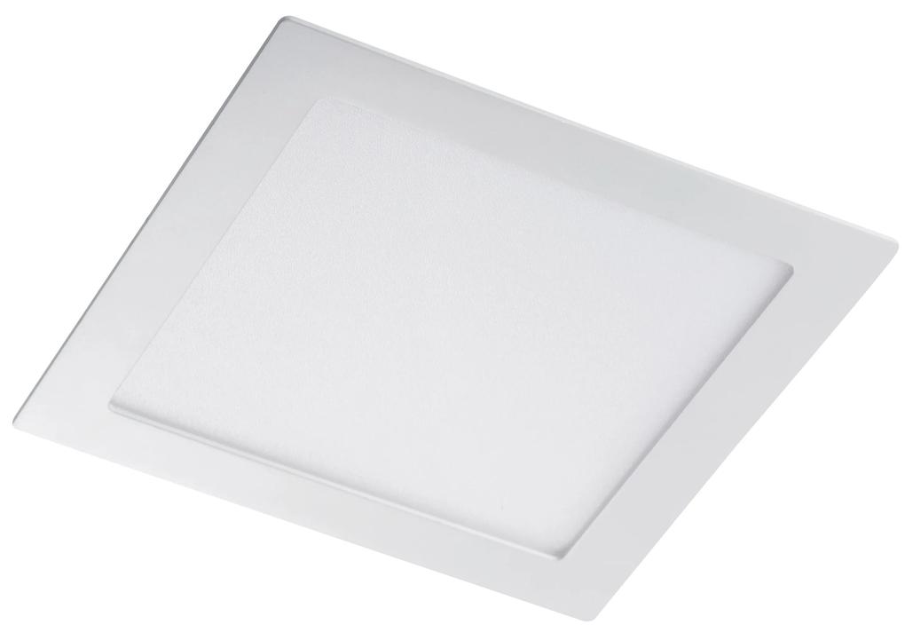 KANLUX Vstavané vonkajšie LED osvetlenie ERIKO, 18W, teplá biela, 23x23cm, hranaté, biele, IP44