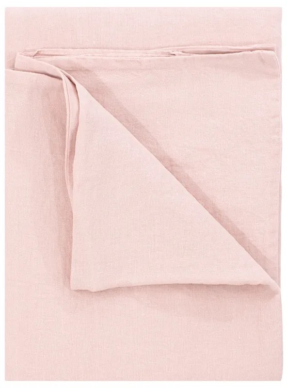Ľanové obliečky Ilta 150x210, ružové