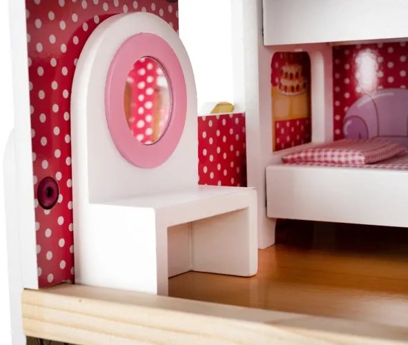 Drevený domček pre bábiky Kruzzel D11252