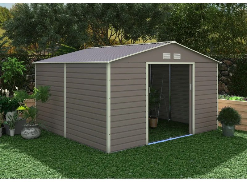 G21 Záhradný domček G21 GAH 1085 - 340 x 319 cm, šedý