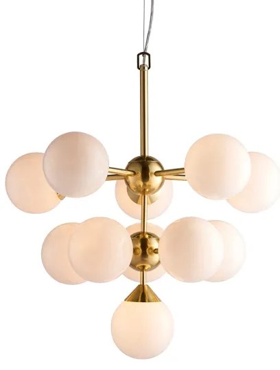 Endon 76500 - Luster na lanku OSCAR 11xG9/18W/230V mosadz