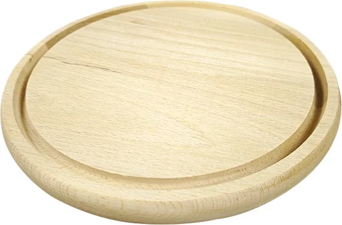 AMADEA Drevená servírovacia doska - podnos, masívne drevo, 20 cm
