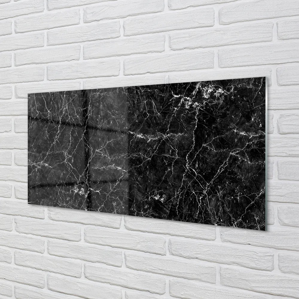 Sklenený obklad do kuchyne Marble kamenný múr 140x70 cm