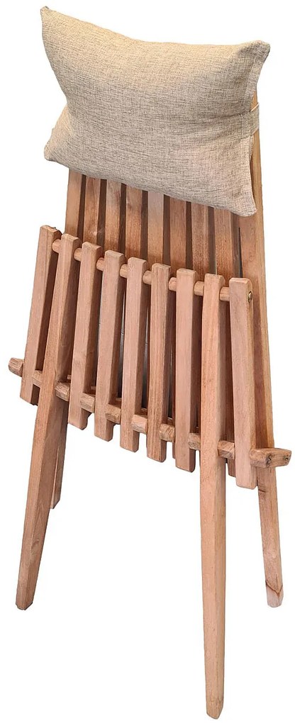 Deokork Záhradné relaxačné kreslo NIXON (teak)
