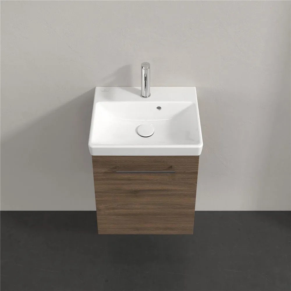 VILLEROY &amp; BOCH Avento závesná skrinka pod umývadlo, 1 dvierka, pánty vľavo, 430 x 352 x 514 mm, Arizona Oak, A88700VH