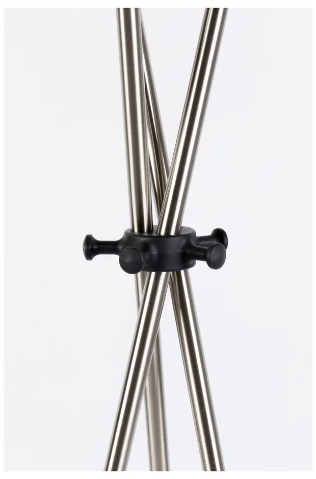 Oceľový vešiak v striebornej farbe Darwin – White Label