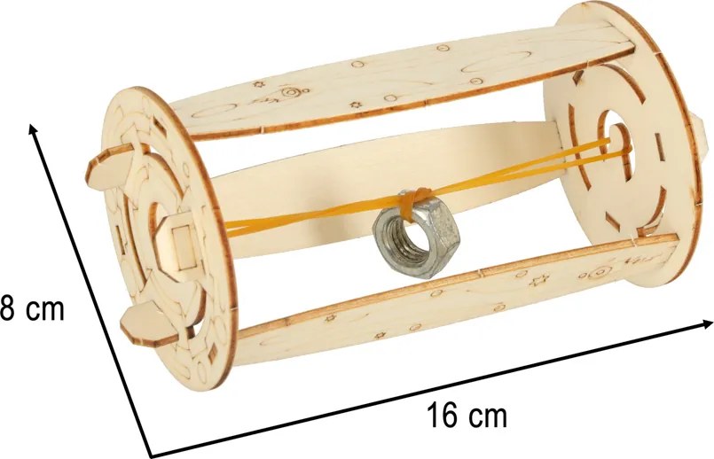 KIK Vzdelávacia súprava na vedecké experimenty DIY mechanika a gravitácia 3v1