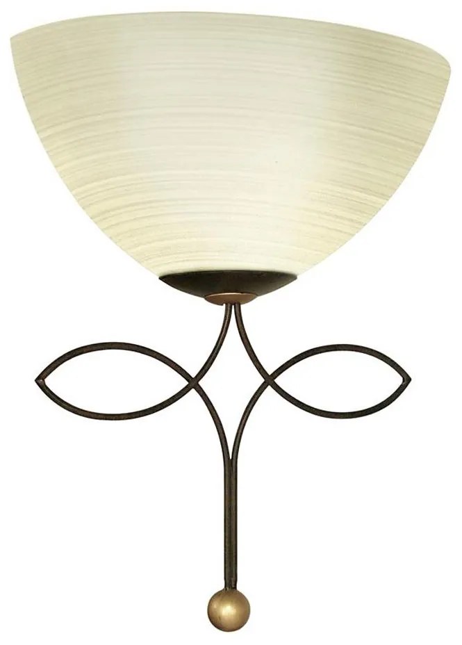 EGLO 89135 - nástenné svietidlo BELUGA 1xE27/60W antická hnedá