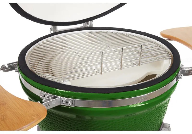 Kamado Keramický gril MAMUT SET 56cm Zelený