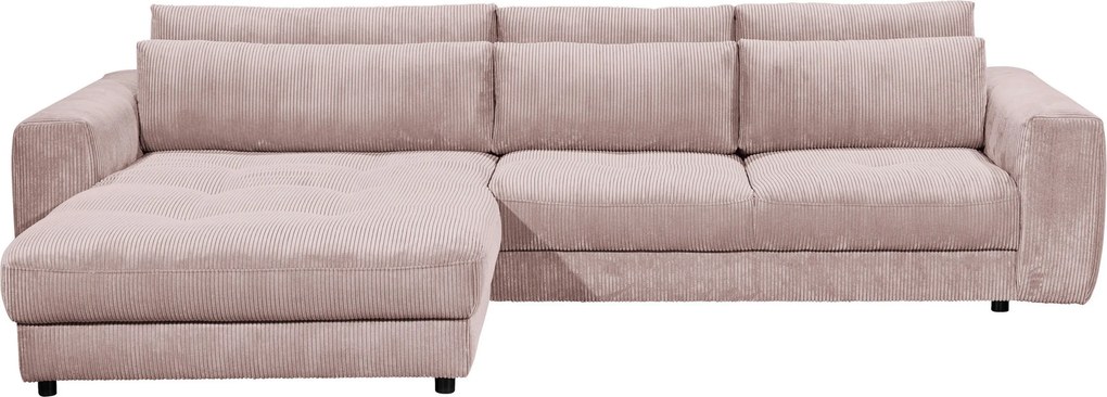 XXXLutz ROHOVÁ SEDAČKA, textil, kompozitné drevo, svetloružová MID.YOU - Sedačky - 002220033605