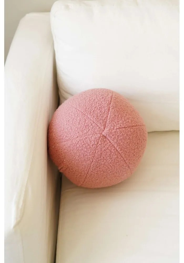 Dekoračný vankúš z materiálu buklé ø 20 cm Top – Mioli Decor