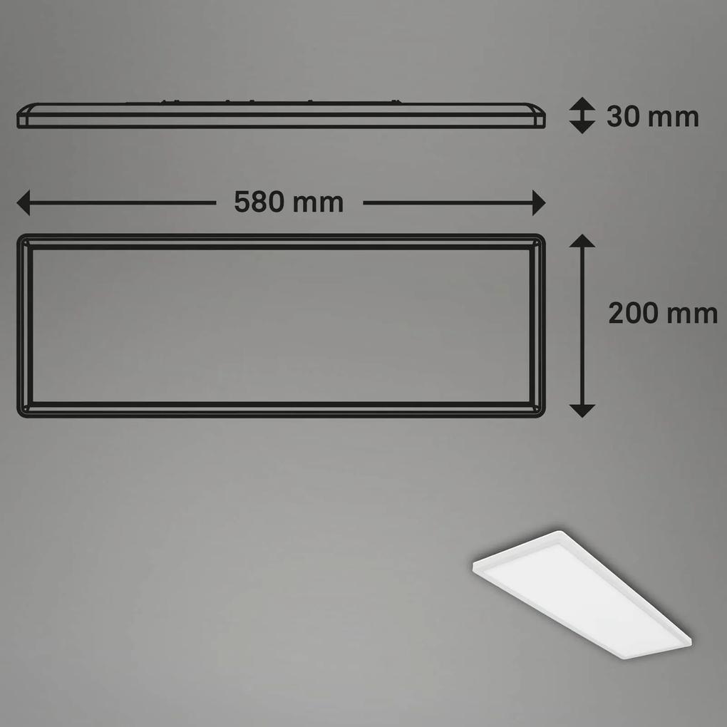 Vstavaný LED panel Slim 58x20cm on/off 4000K biela