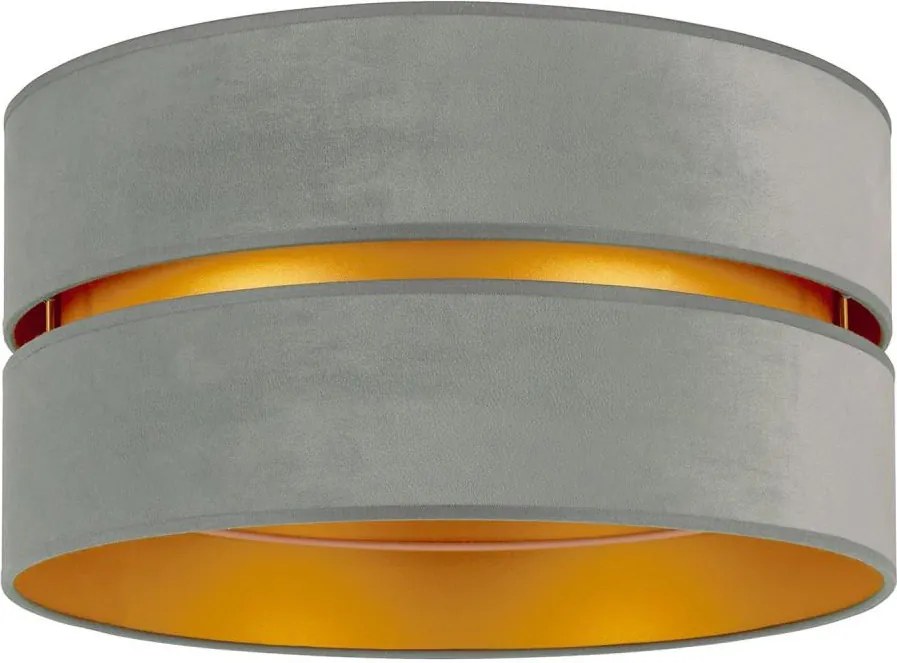 Duolla - Stropné svietidlo DUO 1xE27/15W/230V svetlo pr. 40 cm zelená/zlatá