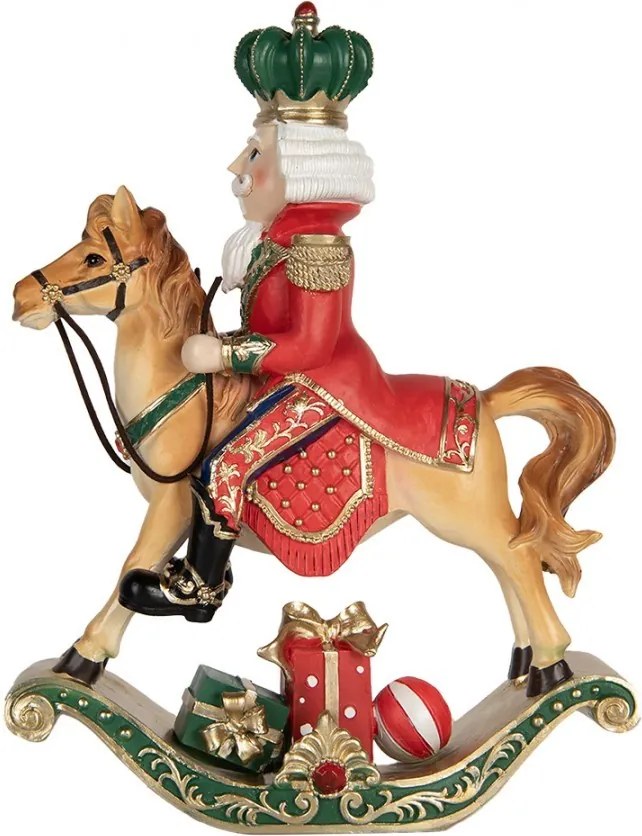 Christmas Decoration Figurine Nutcracker 24x8x31 Cm Brown Plastic - 24*8*31 cm