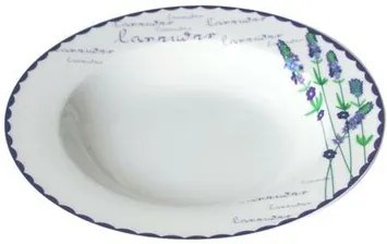 Toro Keramický hlboký tanier Levanduľa, 21,5 cm