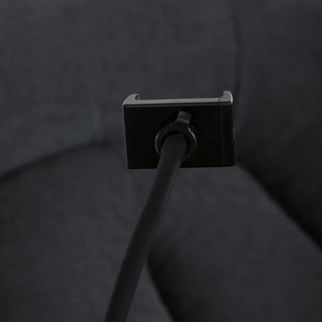 Polohovacie kreslo sivé, elektrické TV-7089 GREY2