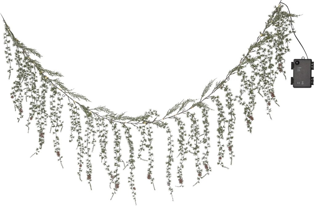 Star trading LED girlanda BARR D.50cm zelená