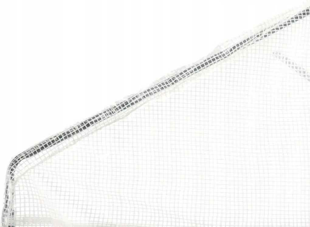 Garden Line Biely skleník na paradajky 200 x 77 x 168/146 cm